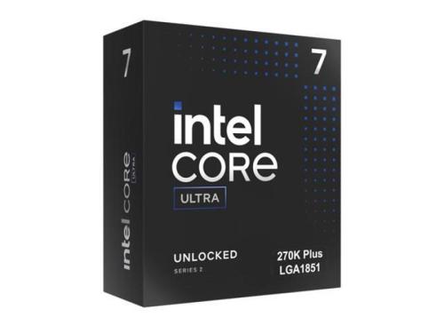 INTEL CPU ULTRA 7, 270K PLUS, LGA 1851, 3,75GHZ 24 CORE, 40 MB CACHE, 125W, GRAPHIC, NO FAN