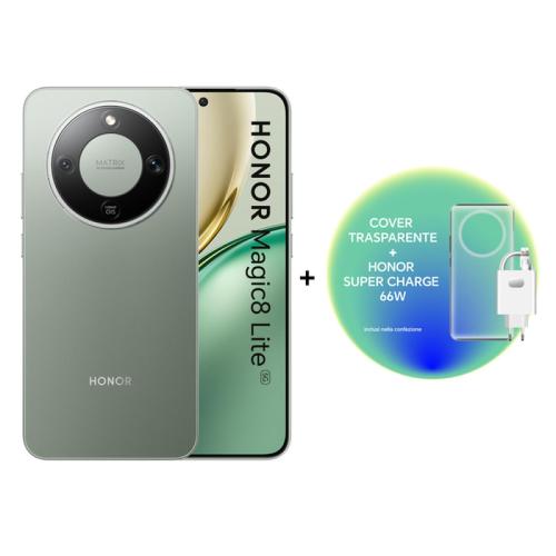 HONOR SMARTPHONE MAGIC8 LITE 8 512GB F.GREEN CHARGER 66W TPU CASE