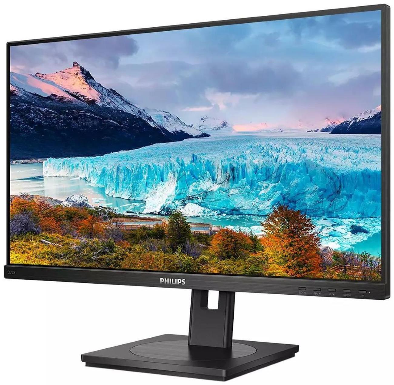 PHILIPS MONITOR 27 LED IPS 16:9 FHD 4MS 250 CDM, VGA / DVI-D / HDMI / DP PIVOT, WEBCAM MULTIMEDIALE
